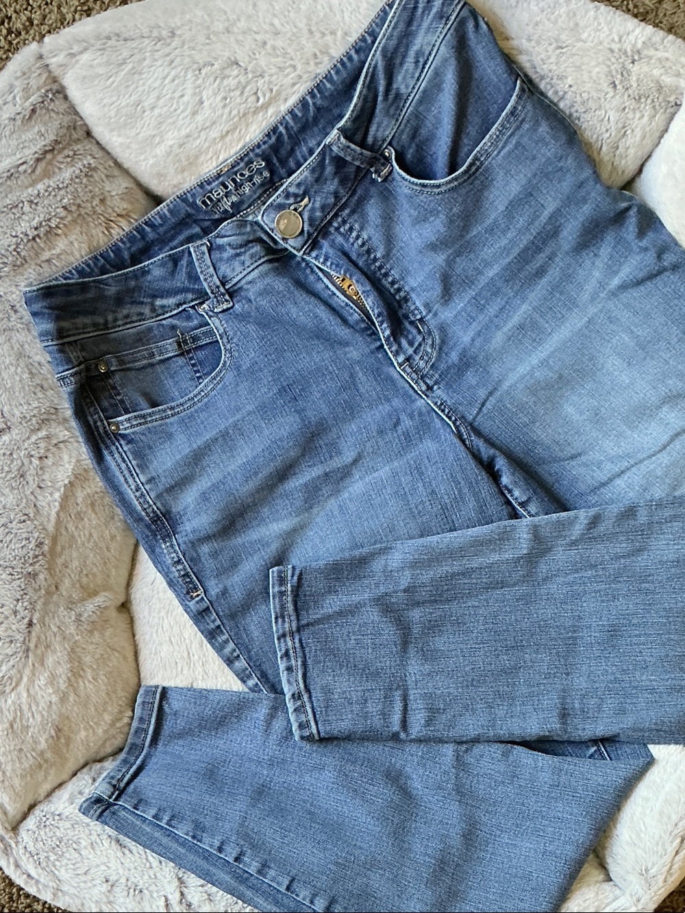 Maurices Light Blue Skinny Jeans - Slim Fit